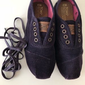 Purple Corduroy toms